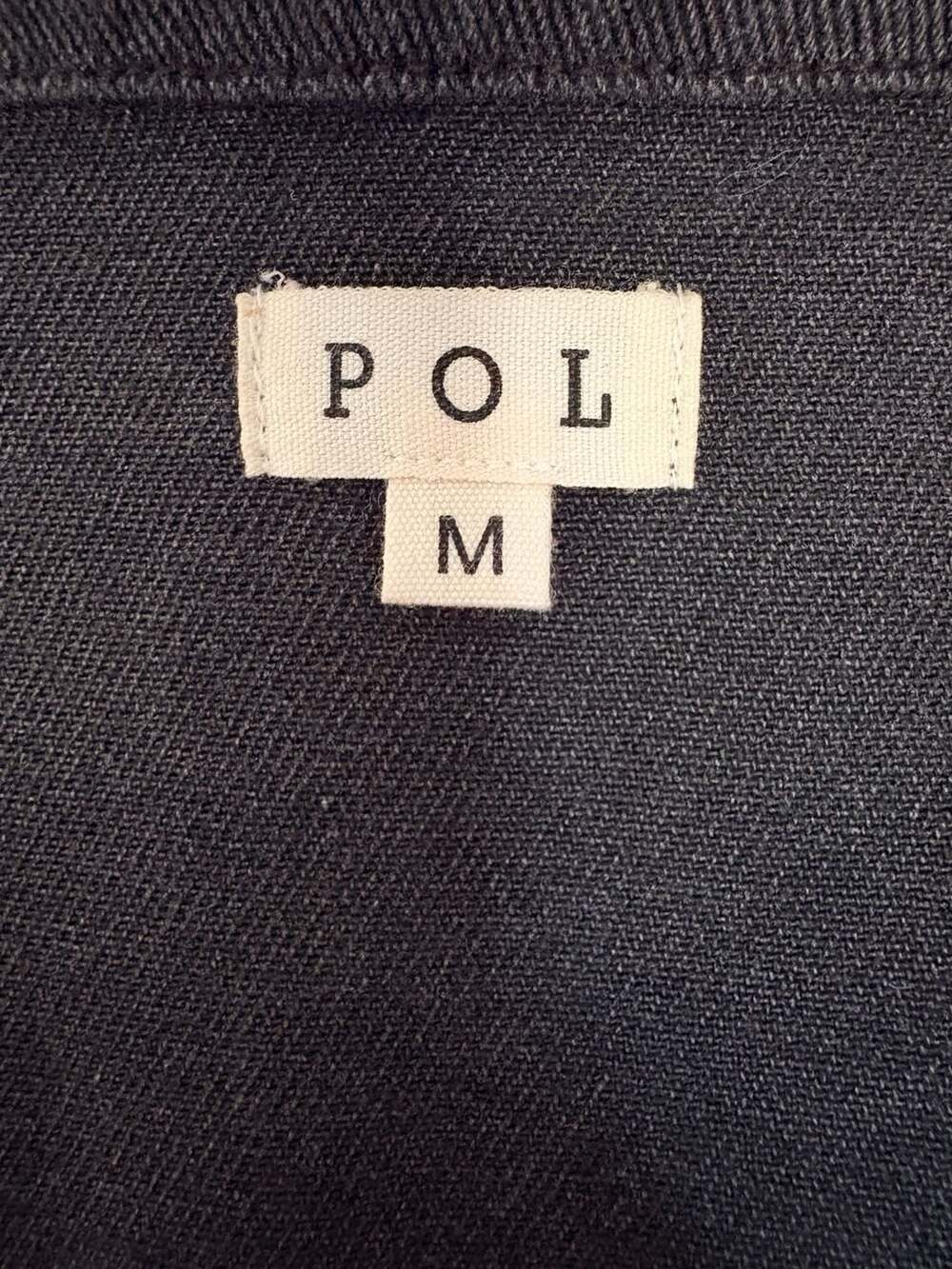 POL Studded Black Denim Jacket | Western Chic Oversized | Ladies Medium - Picture 3 of 10